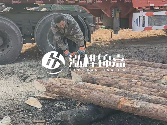 松木圓木價格大概多少一方-松木樁廠家按方可以賣嗎？